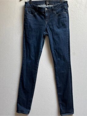 Wilfred Free Aritzia Dark Blue Skinny Jeans Size 29 Stretch Denim